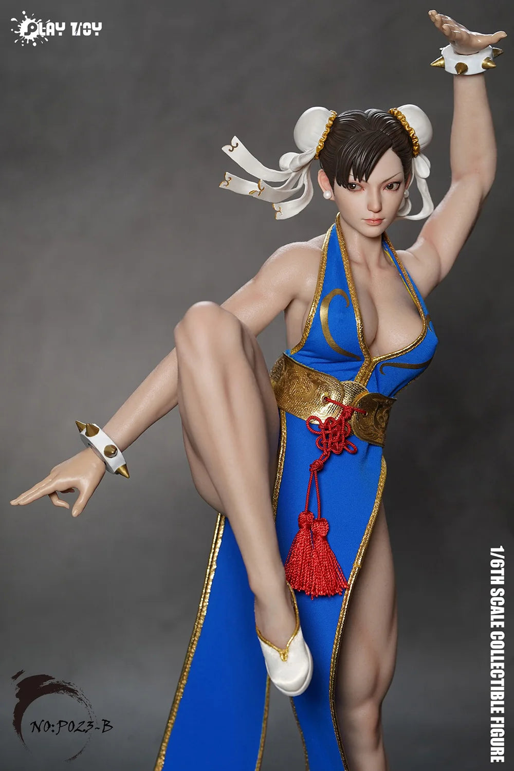 In Stock PLAY TOY P023 1/6 Scale FIGHTER Girl Chun-Li Fighting Goddess 2.0 Collection 12" Action Figure Full Set Model Toys