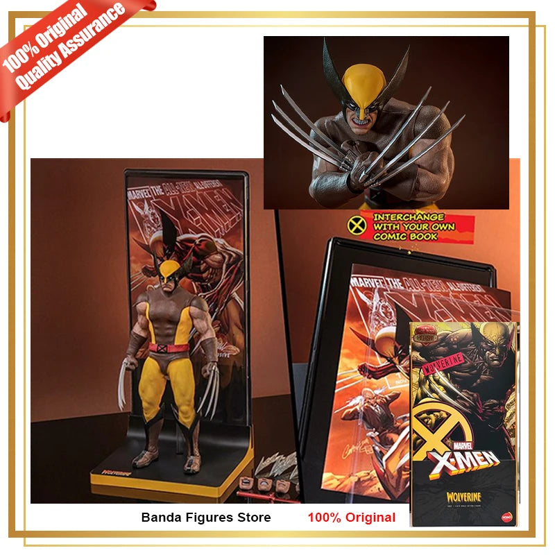 Original Hot Toys HT HS03 X-Men Xmen Wolverine Brown Suit 1/6th In Stock Anime Action Collection Figures Model Toys