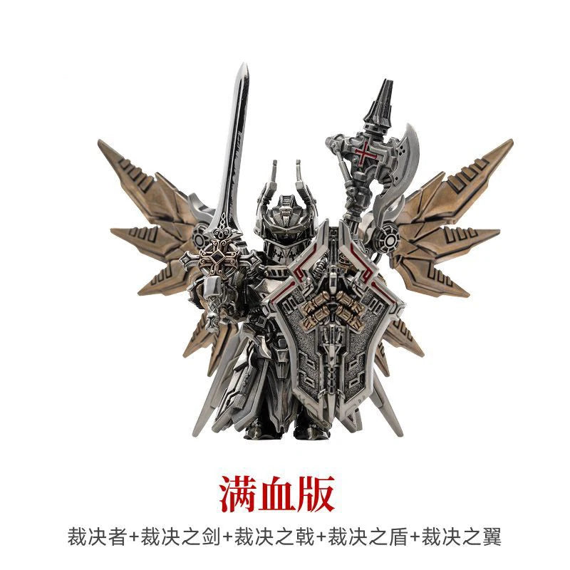 Magnetic Detachable Mech Arbiter Armor Seraph Knights Templar MOC Building Blocks Delicate Metal Figurine Ornament Bricks Toys