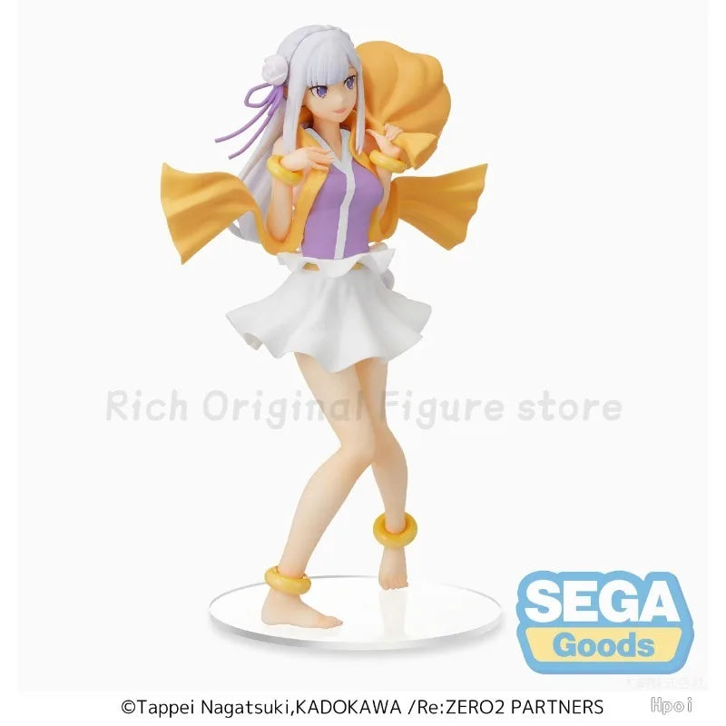 【In Stock】Original SPM Re: ZERO - Starting Life in Another World - Emilia -Wind God- Anime Figure Model Toys Ornaments