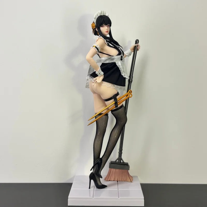 In Stock 36cm Yor Forger Figures Spy×Family Anime Figures Sexy Maid Statue Collection Model Doll Desk Ornament Boys Gift Toys