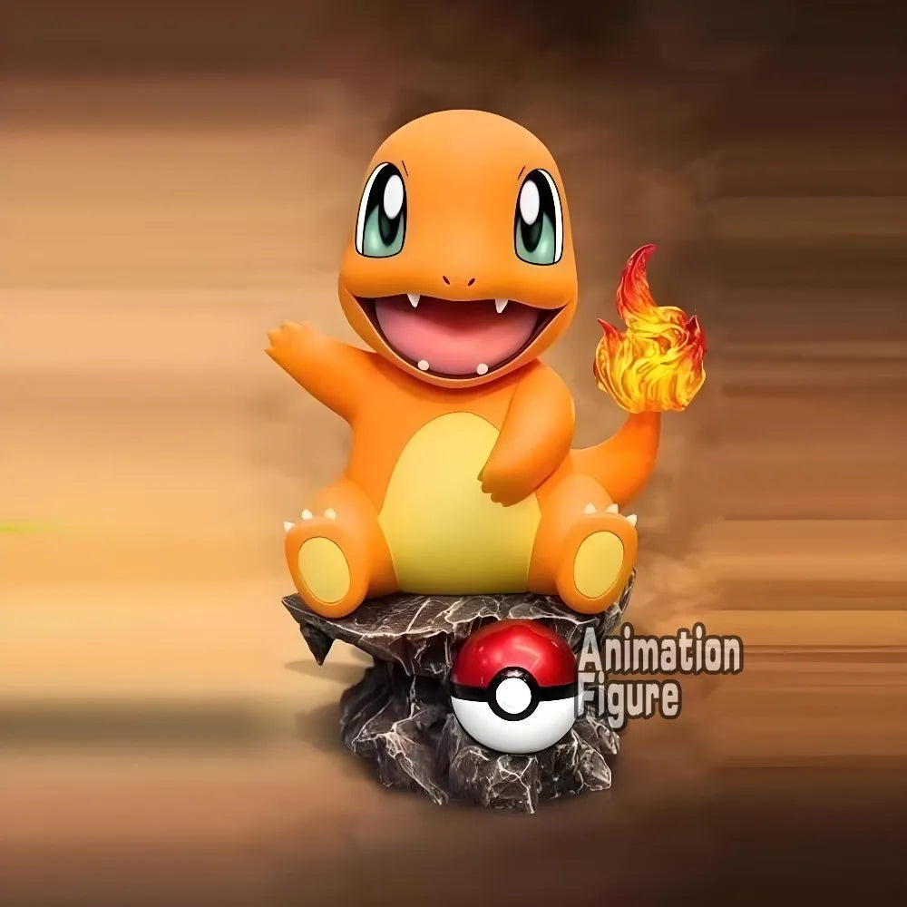 10cm/3.93in Anime Pokemon Figure Bulbasaur Charmander Action Figures 10cm PVC Action Figures Collection Model Toys Gifts
