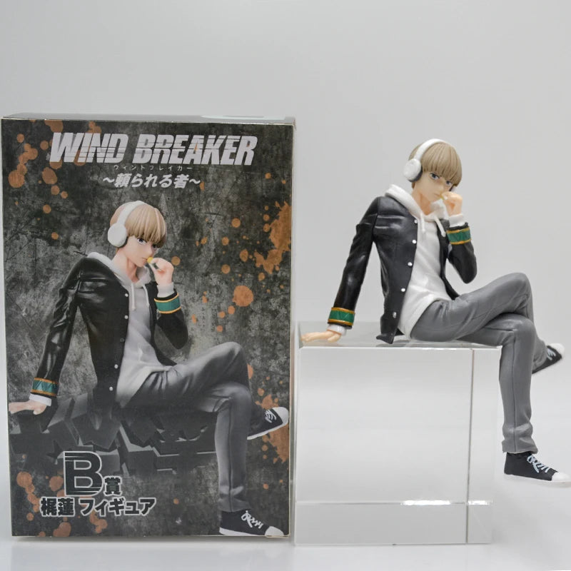 15cm Wind Breaker Sakura Haruka Anime Figure Noodle Stopper WIND BREAKER Kaji Ren Action Figure Collectible Model Doll Toys Gift