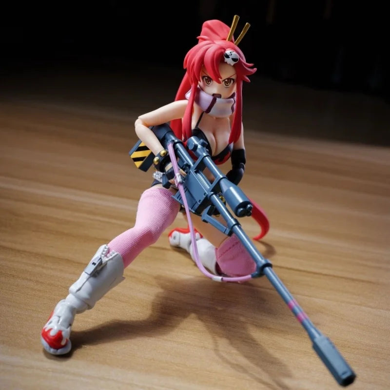 In Stock Aniplex Buzzmod Tengen Breakthrough Gurren Lagann Yuko Action Figure Pvc Model Collectible Toys