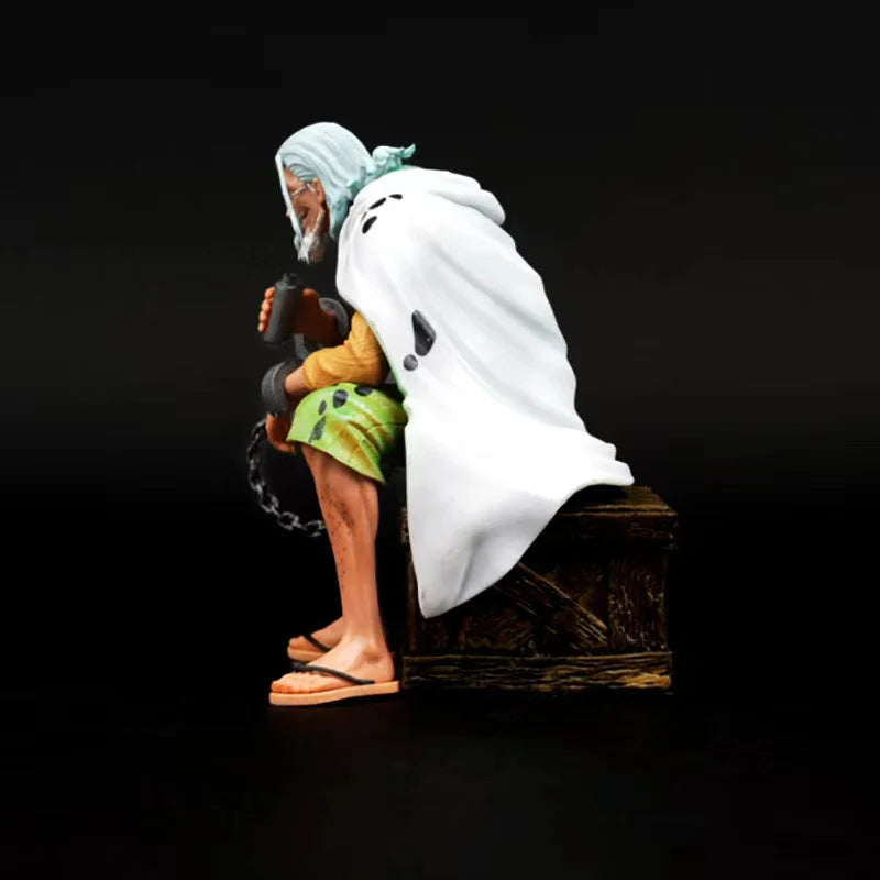 15CM Anime One Piece Figure Silvers Rayleigh Gk Action Figure PVC Statue Model Collection Decoration Toys Gift
