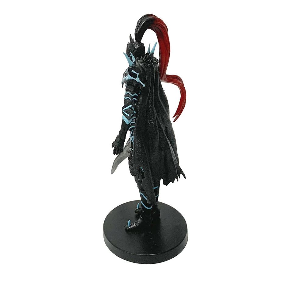 21CM Comic Solo Leveling The Bloodred Knight CommanderYggdrasil Standing Figure Lgris Sung Jinwoo Action Figure Model Toys Gifts