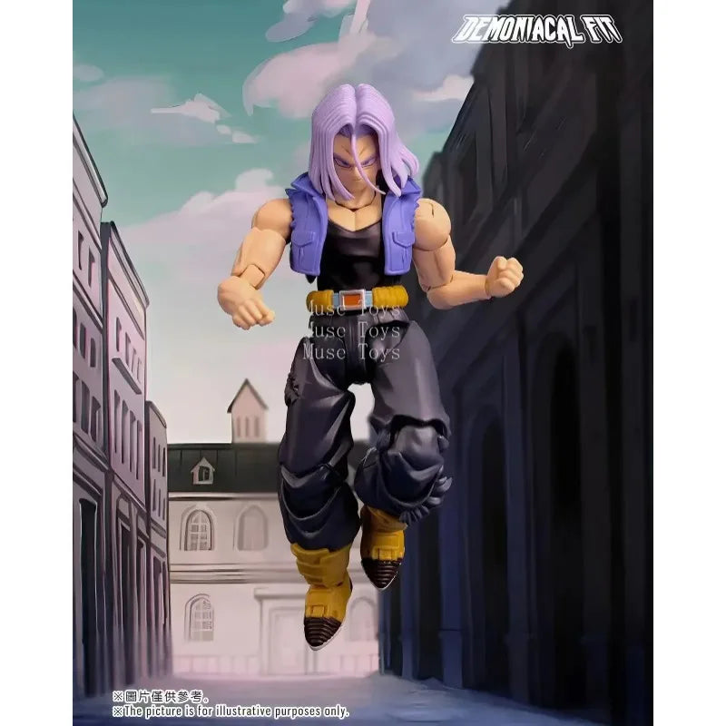 Demoniacal Fit Dragon Ball Z SHF Super Saiyan Trunks The Boy From The Future Son of Tomorrow Action Figure Models Toys In Stock