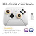 8BitDo Ultimate 2 Wireless Game Controller for Windows 10/11 2.4G Gamepad TMR Joystick with Charging Dock for Android PC Steam