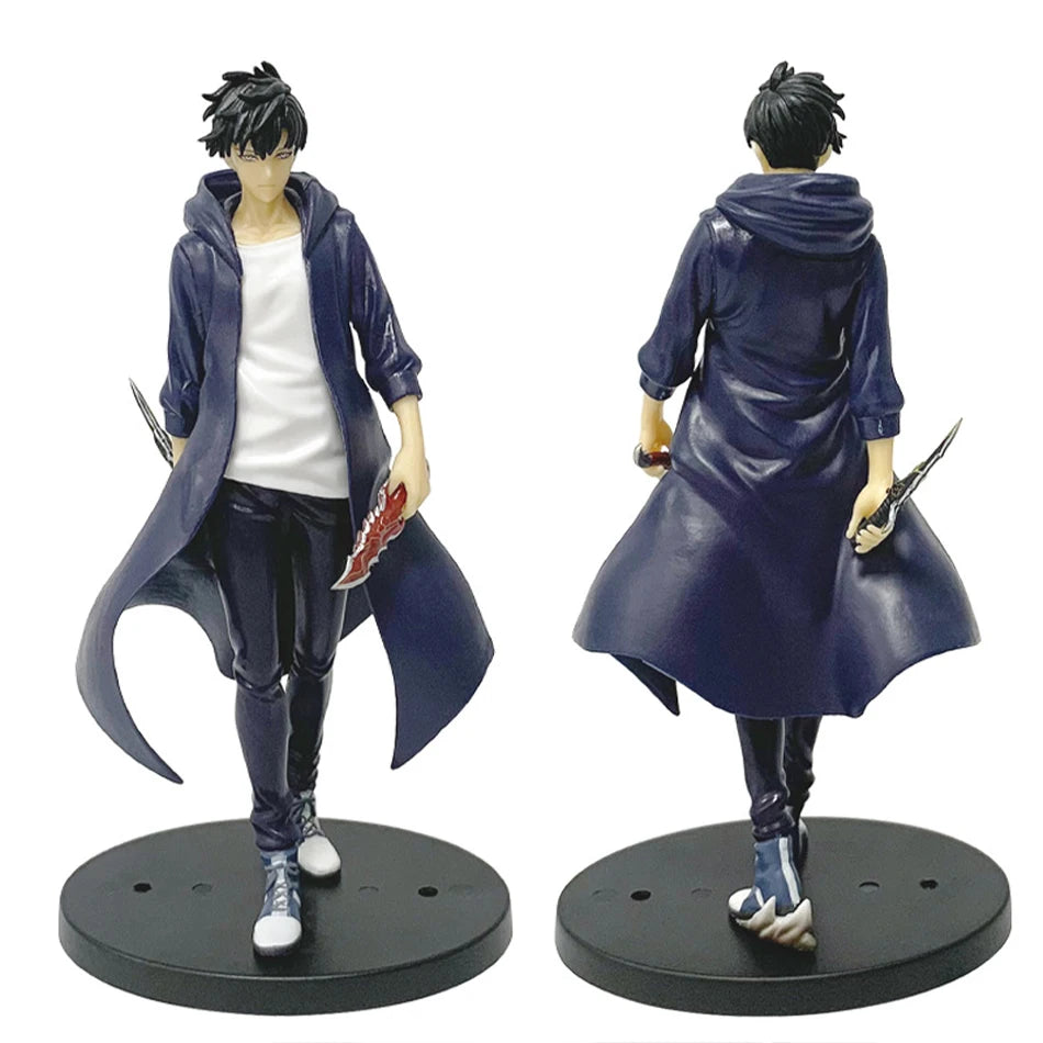 In Stock Solo Leveling (Anime Version) Figure -Sung Jinwoo Action Figure 21cm PVC Collect Model Figure Display Anime Merchandise