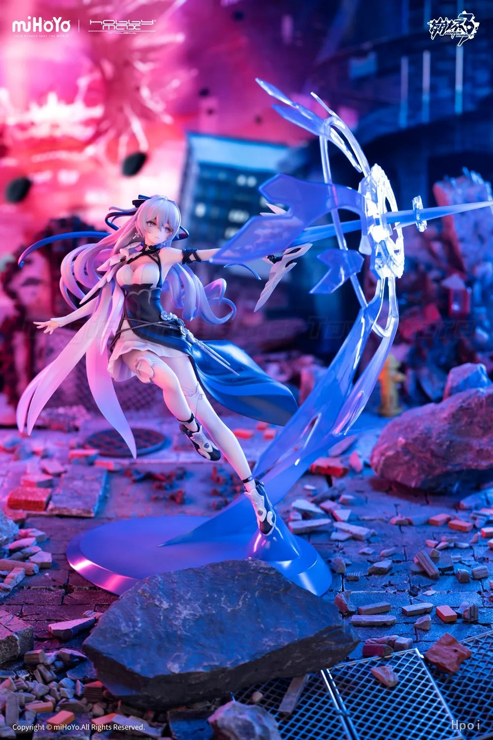 【In Stock】Original HobbyMax Honkai Impact 3 Bronya Zaychik Secondary Silver Wings 1/7 Sale Figure Ornaments