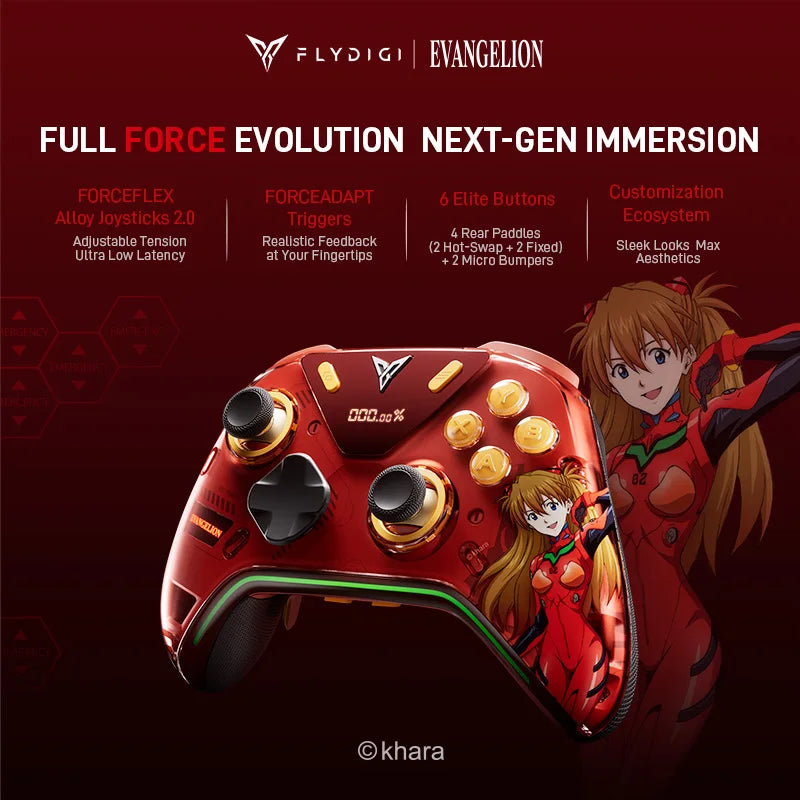 Flydigi APEX 5 EVA Wireless Gaming Controller Co-branded Gamepad for PC/Switch/Phone/TV/Tablet - Global Version