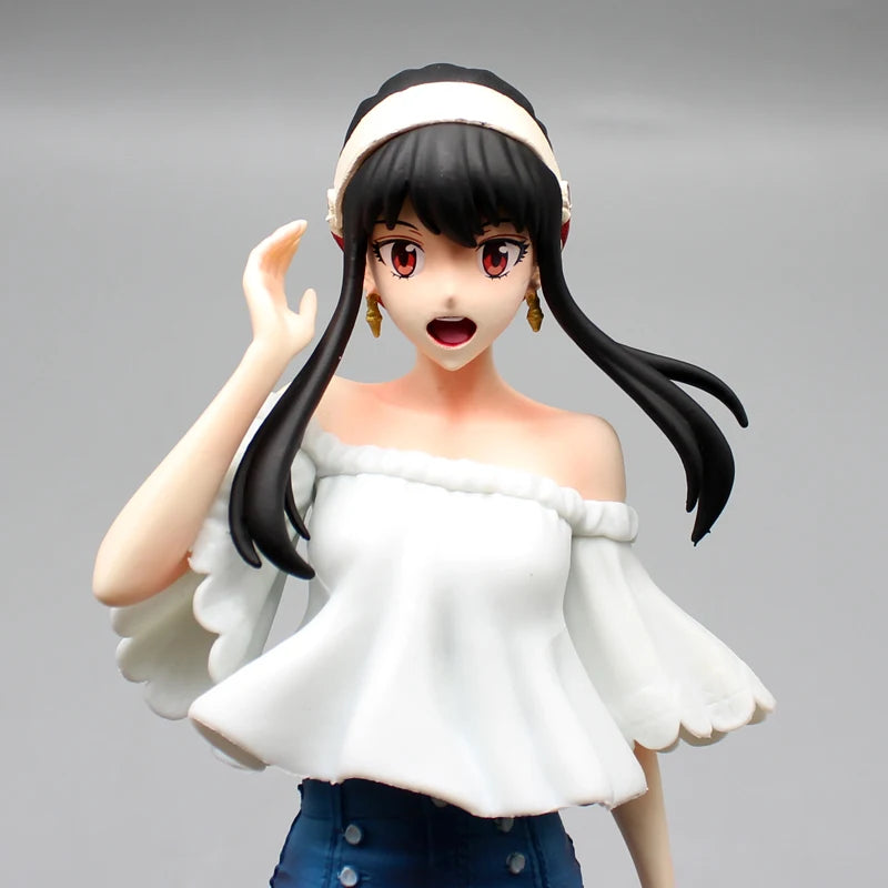 31cm Spy×Family Yor Forger Summer Festival Anime Action Figure Model Gk Statue Collection Desktop Decoration Ornament Toys Gifts
