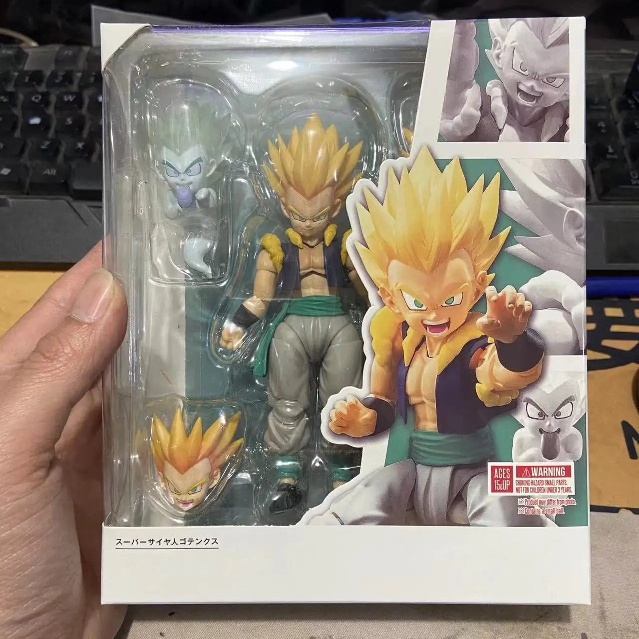 Super Saiyan Gotenks Dragon Ball Anime Articulated Figure Model Statue Collection Desktop Decoration Toy Gift for Fans