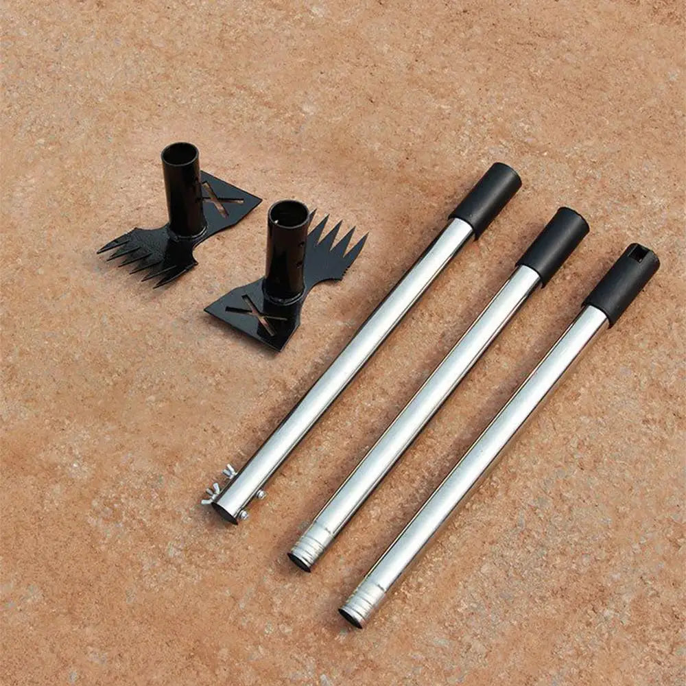 Unkrautstecher, Garten-Unkrautstecher, doppelseitig, rostbeständig, ergonomisches Design, für Unkrautstecher im Garten, Hinterhof, Grasfarm 