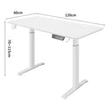 Height Adjustable Electric Standing Desk Sitting Desk Motion Desk For Home Office Protection Ergonomic Cervix Lower Spine