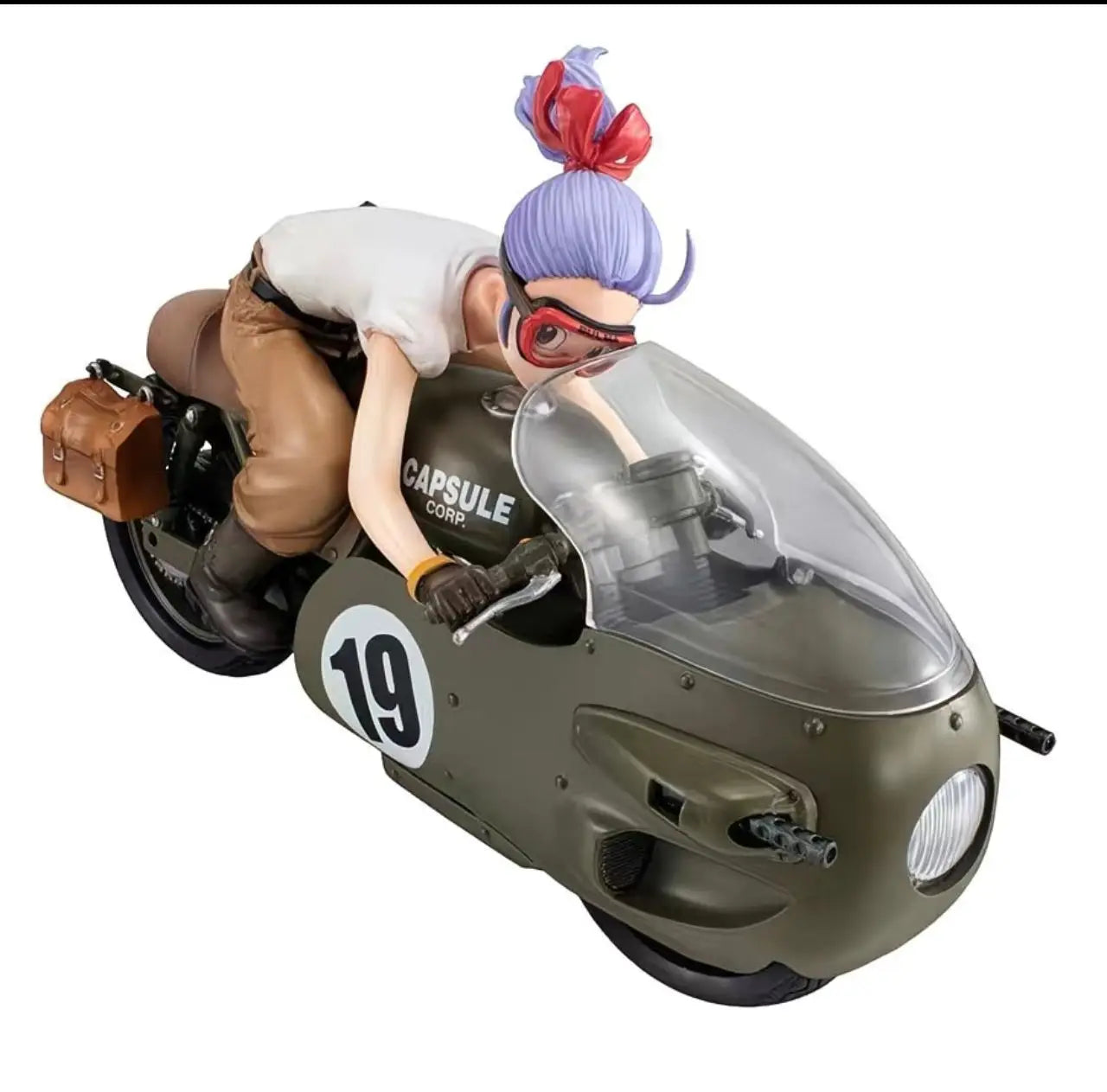 In Stock Original MegaHouse DESKTOP Dragon Ball Z Bulma Ride A Motorcycle Anime Action Figures Boxed Collection Model Toys