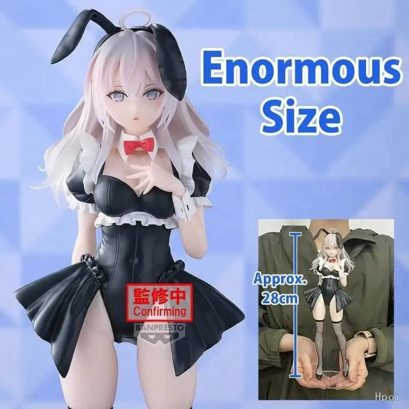 Bandai Eli Glitter Glamours Bunny Girl Version Prize Figure PVC Anime Fans Collection Display High Quality Japanese Version New