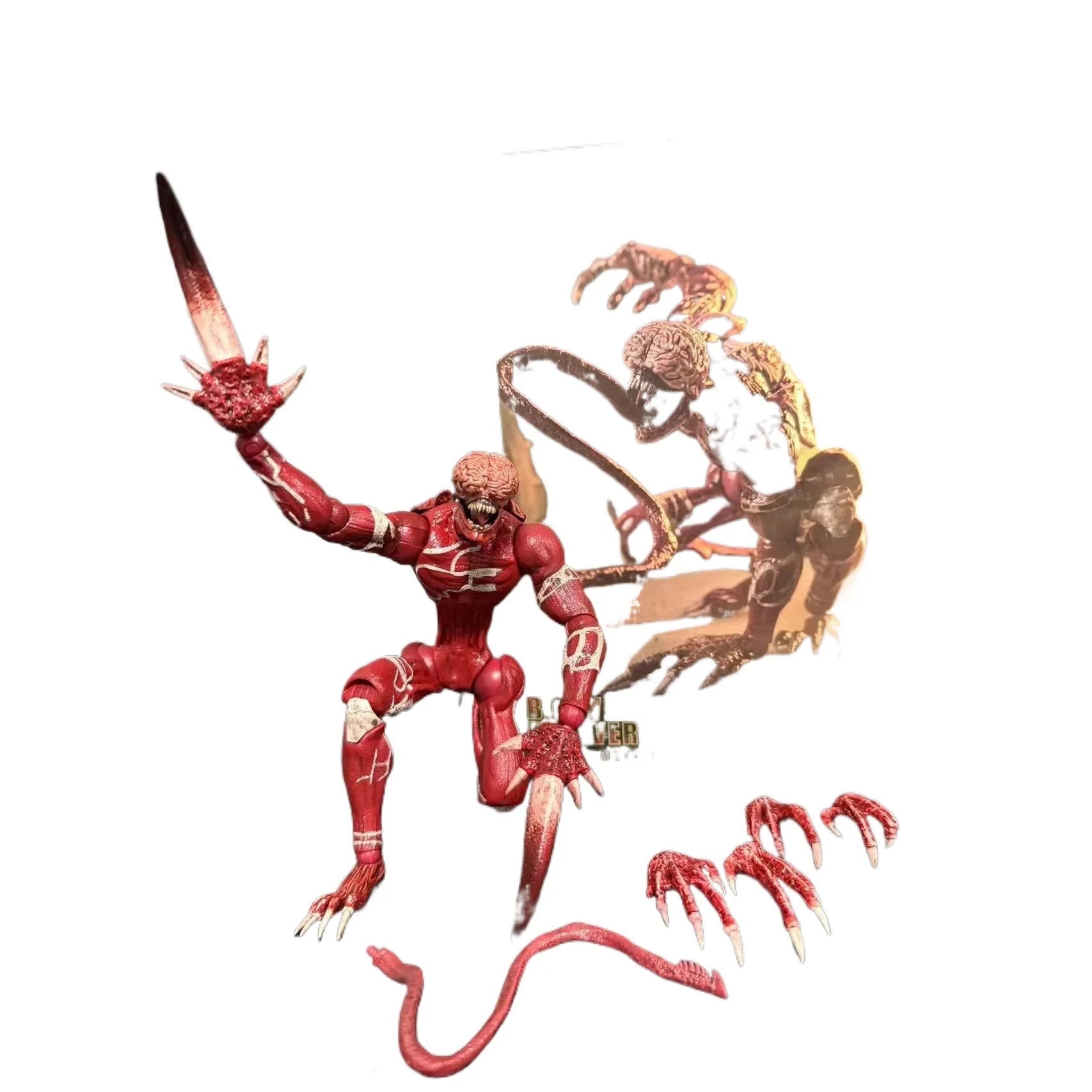 Resident Evil 6 Inch 1/12 Licker Zombie Anime Model Toys for Boys Gifts Original Box