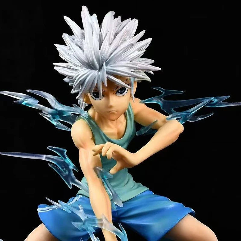 19см Hunter x Hunter Аниме Фигурка Killua Zoldyck Zook Екшън Фигурка PVC Статуя Модел Кукла Играчки Декорация за бюро Колекция Подарък
