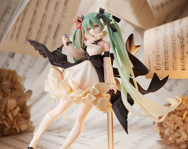 Hatsune Miku Figure Singer Action Model for Desktop Ornaments Collectible Ban Chu Yin Shou Two-Dimensional Beautiful Girl Toy