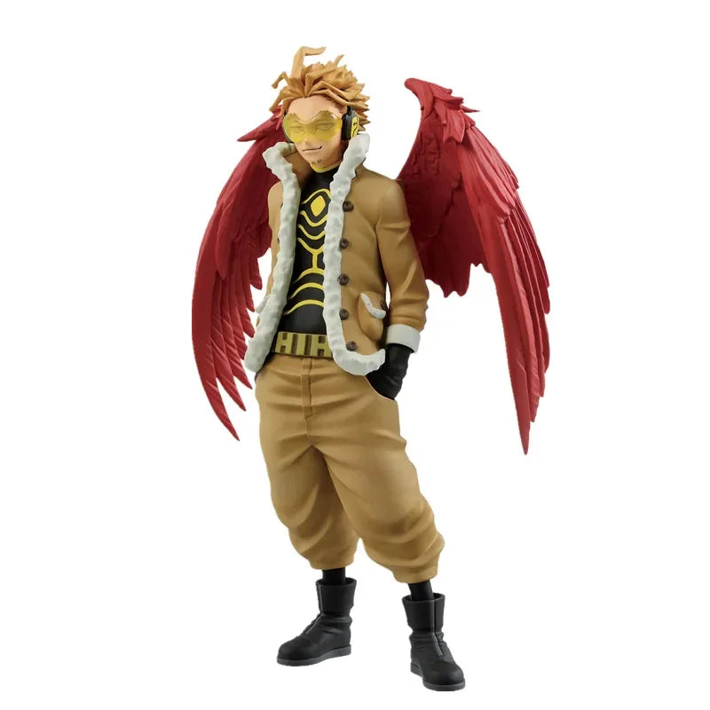Auf Lager Original BANDAI BANPRESTO My Hero Academia THE AMAZING HEROES PLUS HAWKS Ver. PVC Anime Actionfiguren Modell Spielzeug Geschenke