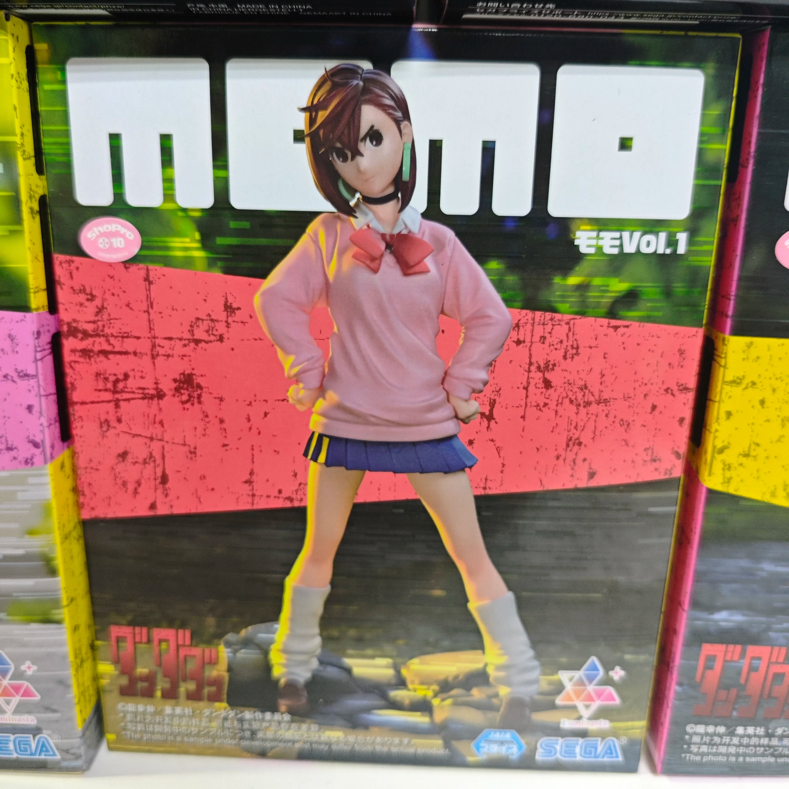 Banpresto DAN DA DAN Evil Eye Anime MOMO & Elkaren & Seiko Action Figures Model Figurine Original Figuart Decoration Collection
