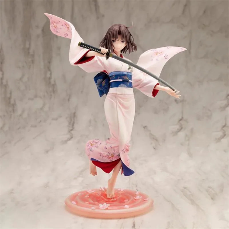100% Original:Kara no Kyoukai Ryougi Shiki kimono VER.25cm PVC Action Figure Anime Figure Model Toys Figure Collection Doll Gift