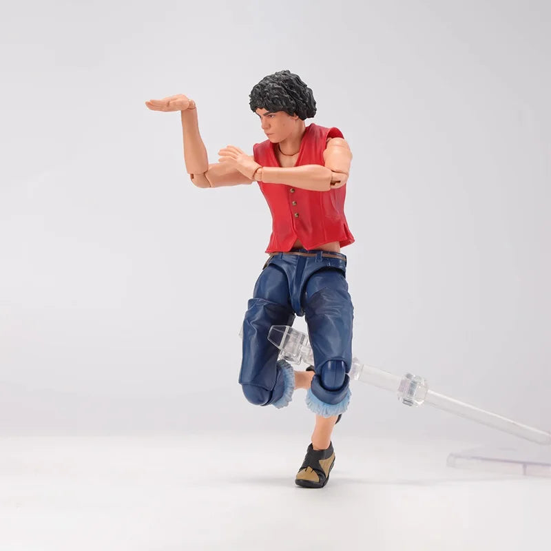 Bandai Original Genuine Figure One Piece Season 1 Model Kit SHF Monkey D. Luffy Collection Action Figure Model Boys Toys Gifts