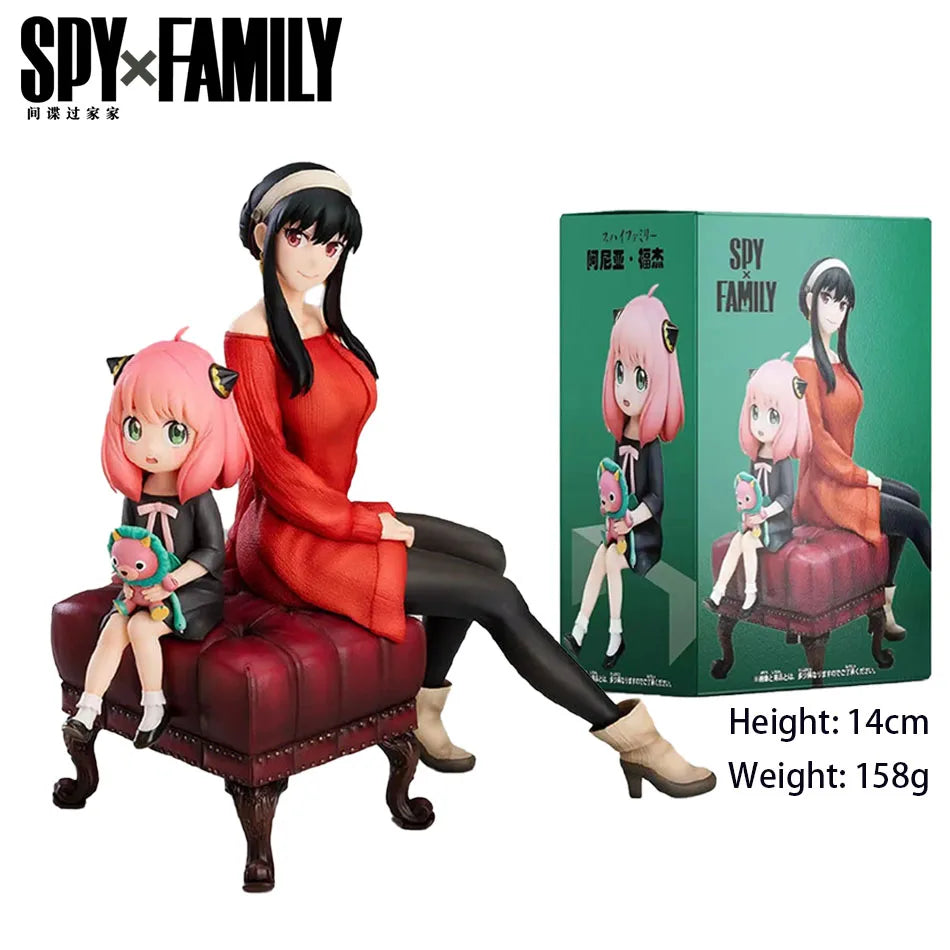 Hot 15CM Anime Figure SPY×FAMILY Anya Alstreim Yor Forger Action Figure PVC Table Decoration Figure Model Toy Gift For Children