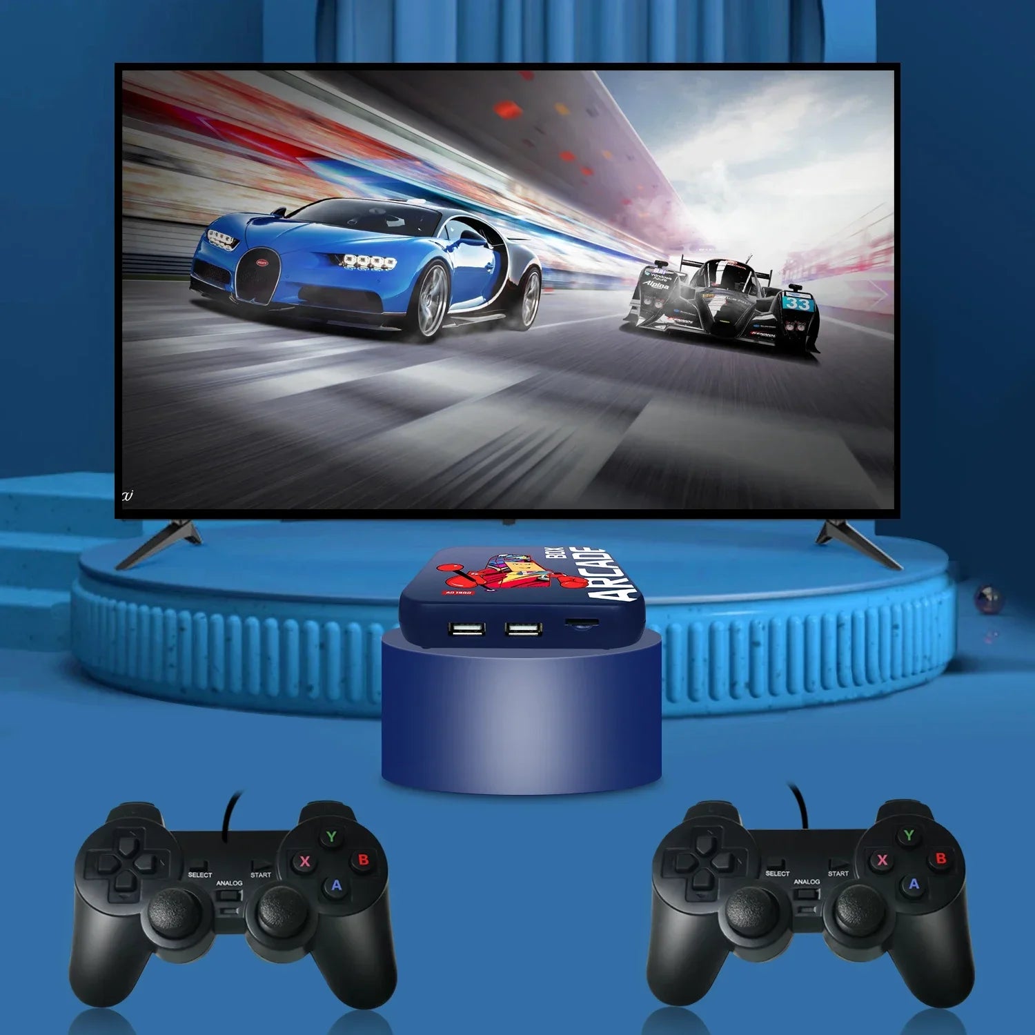 Game Console for PS1/DC/Naomi 64GB Classic Retro Games Super Console 4K HD