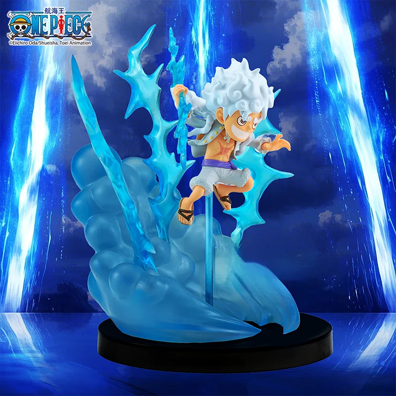 1pc Official One Piece Gear 5 Luffy Figure Statue Anime Collectible Display Model Desktop Car Decor Collection Birthday Gift.