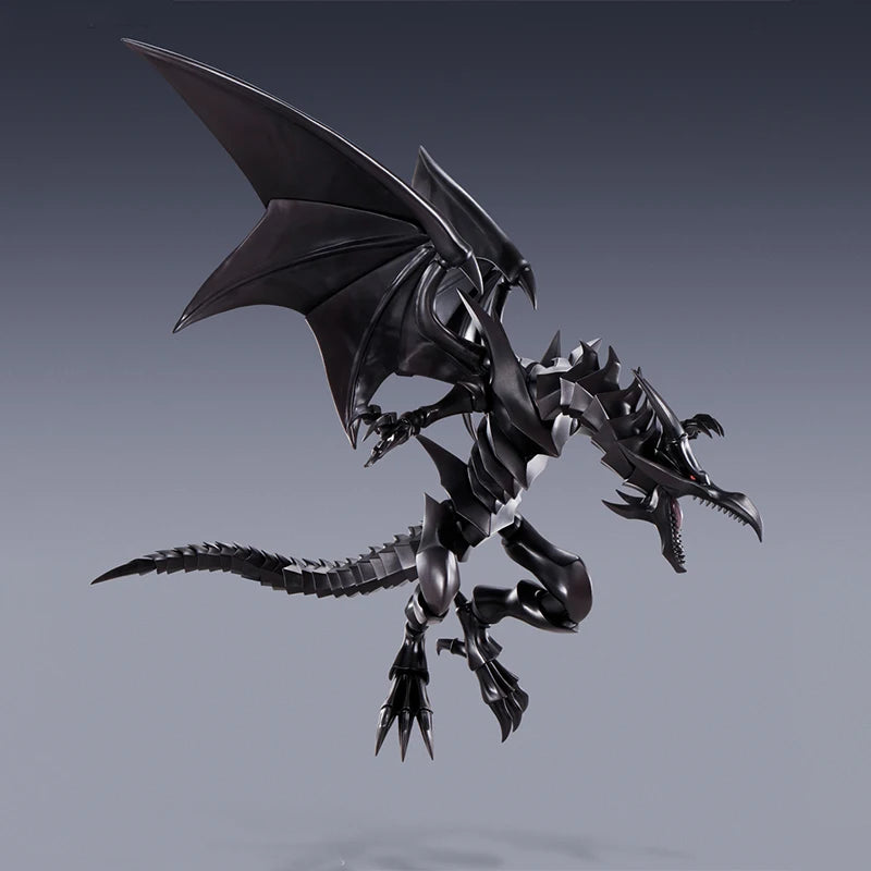 Bandai original box S.H.MonsterArts SHM Red Eyes Black Dragon Action Anime Figure model kit Assembly toy gift for kids