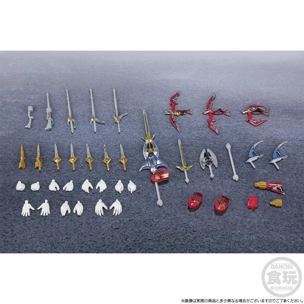 In Stock Original Shodo Super Wild Force Hyakujuu Sentai Gaoranger Full Pack Collection Good Giffts Figures
