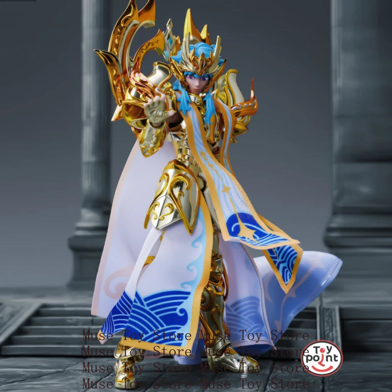 In stockr Toypoint/TP Saint Seiya Myth Cloth EXM Aquarius Camus SOG Totem/Object Gold Knights of the Zodiac Action Figure