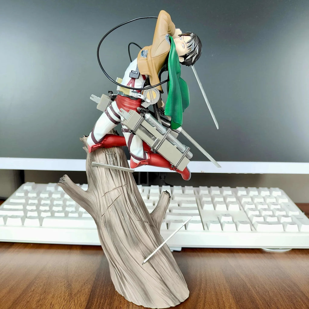 Angriff auf Titan Artfx J Levi Mikasa Ackerman Ver. PVC-Actionfigur Anime-Figur Modell Spielzeug Sammlung Puppe Junge Geburtstagsgeschenk