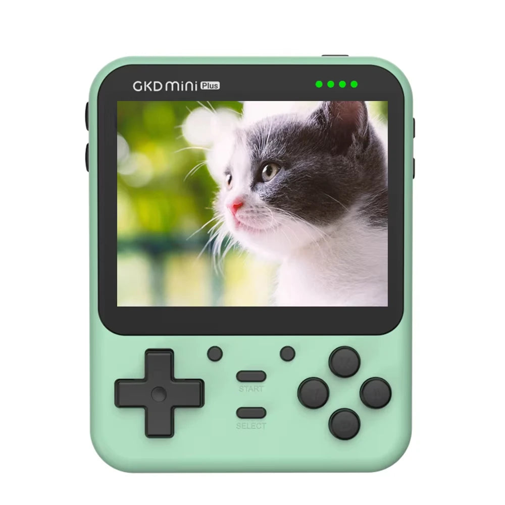 GKD Mini Plus Handheld - 3.5" IPS Retro Portable Gaming Console with WiFi/Bluetooth/OTA, GB/GBA/SNES/Genesis Emulator Support
