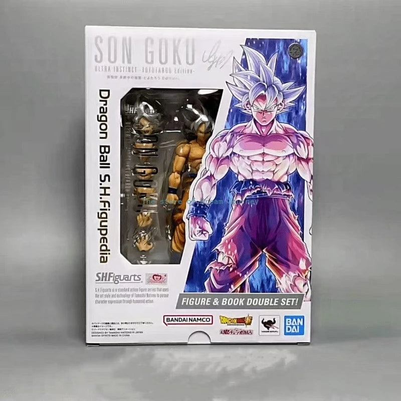 In stock original Bandai SHF Son Goku's ultimate power with picture album Toyotaro Soul Limited Dragon Ball movable model figure