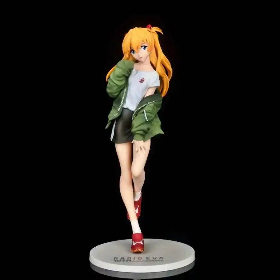 Hobby Max 25CM EVANGELION Soryu Asuka Langrey Ver RADIO EVA 1/7 Character Model Toy Gift Collection Anime Figure Model Toy