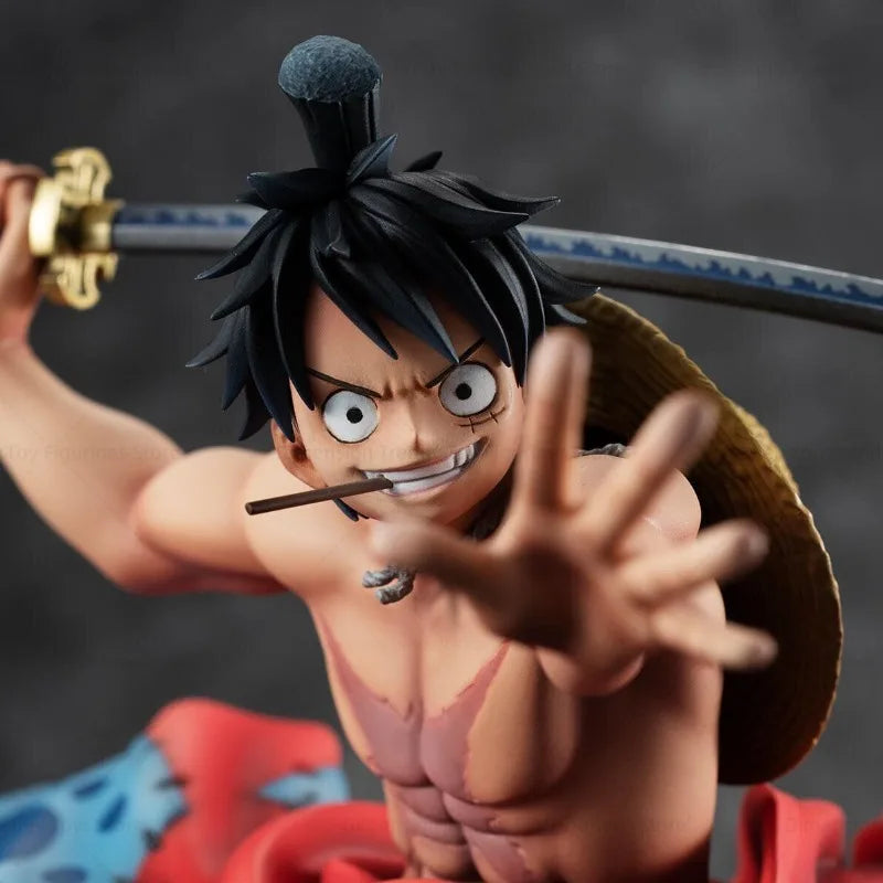 Bandai In Stock MegaHouse POP WA Original Anime One Piece Monkey D Luffy Action Figure Model Toys Gift DT