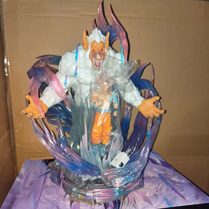 30cm Dragon Ball Anime Figures Son Goku Ultra Instinct Great Ape Action Figure Statue Collection Ornaments Model Doll Gift Toys