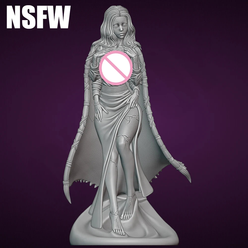 1:24 Sexy Magical Princess NSFW 3d Printed Model Resin Unpainted Figure Model Kit Miniature Garage Gk Kits Unassembled Diy Toys