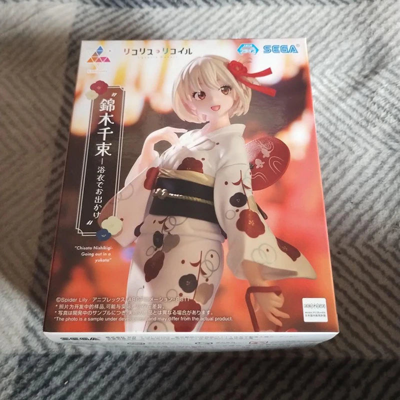 In Stock SEGA Luminasta Lycoris Recoil Nishikigi Chisato Inoue Takina -Yukata Travel- PVC 19CM Anime Action Figures Model Toy