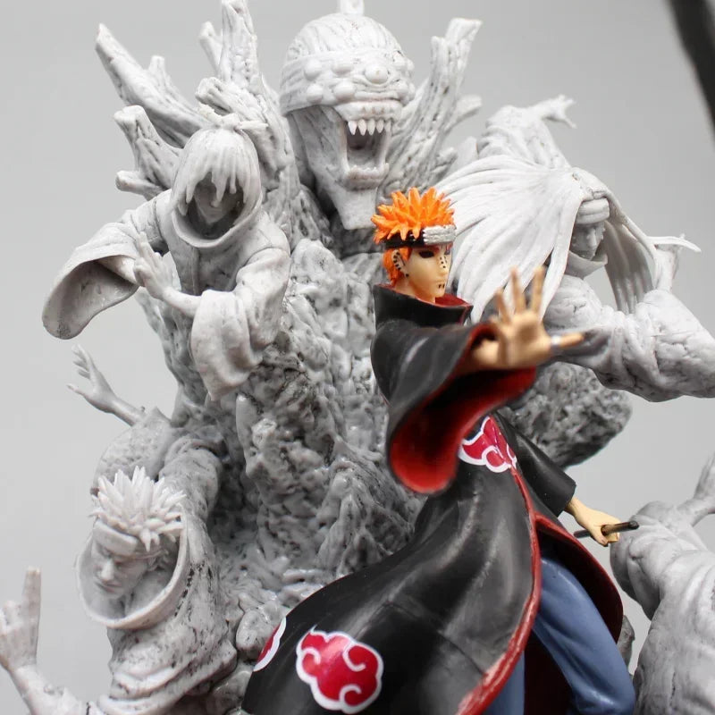 2026 New Naruto Anime Figure Akatsuki Pain Gk Figurine Pvc Statue Model Doll Desktop Ornament Collectible Desk Decora Toys Kid