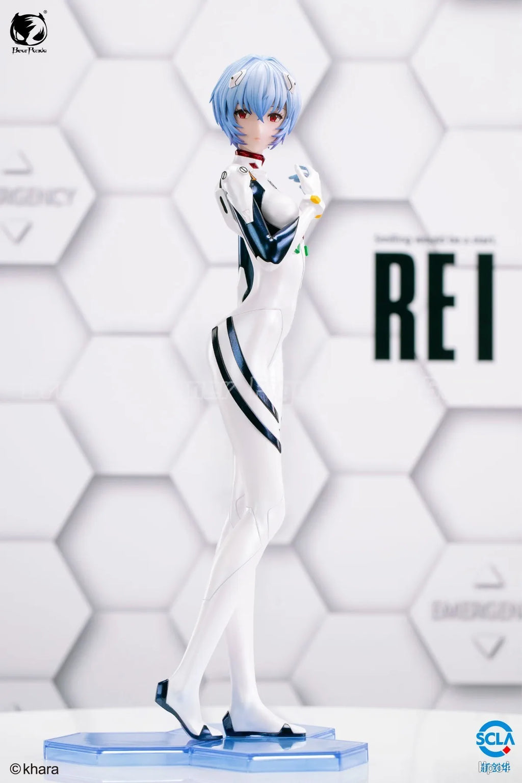 【Pre-sale】Original BearPanda EVA REI AYANAMI 1/4 Scale Figure Model Ornament Toy