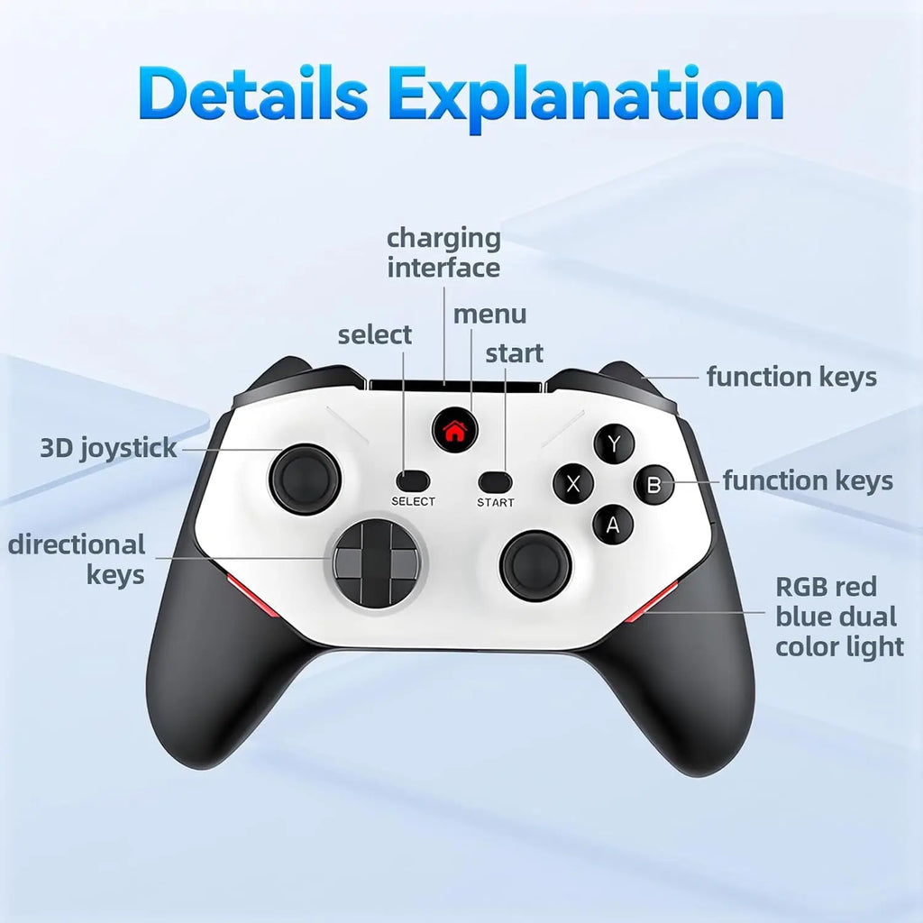 4K Game Stick M88 Retro Video Game Console 128G with Wireless Controllers 30+ Emulators PS2 Game Player  20000+ Games