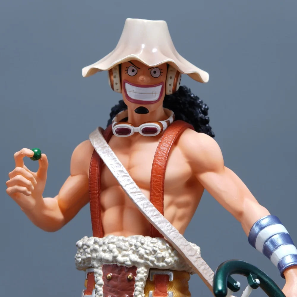 25cm/9.84in Anime One Piece Figure Usopp Action Figures Pvc Statue Desktop Ornamen Collection Model Toys Gifts