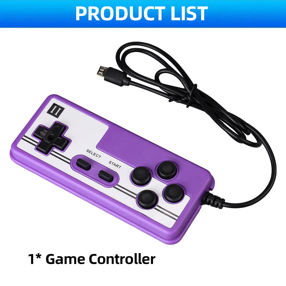 Retro Wired Game Gamepad Controller for FC Portable Retro Mini Handheld Game Console Joystick for Gaming Accessories