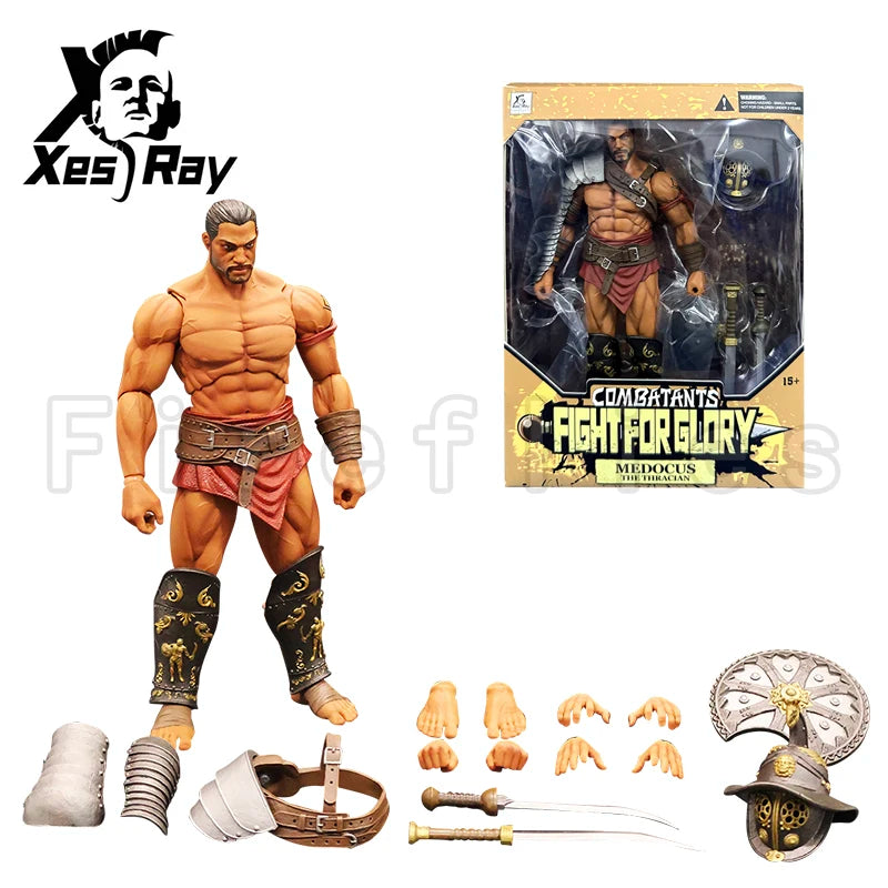 [Pre-Order]1/12 XesRay Fight For Glory Action Figure Wave 6 Cassia Berenice Medocus the Thracian Anime Model