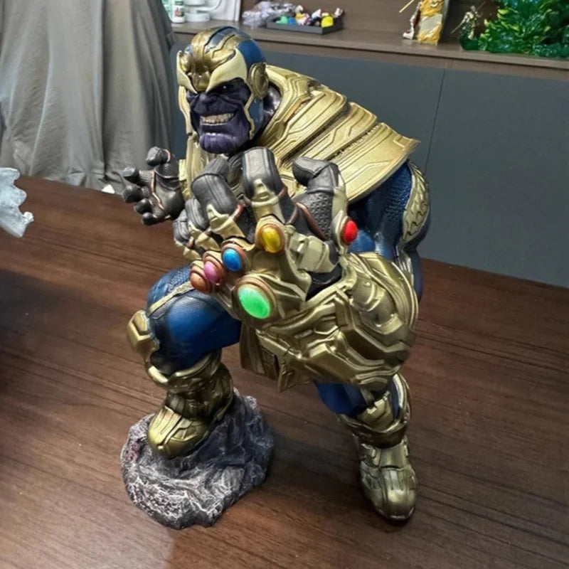 36cm Marvel Avengers Thanos Action Figure PVC Statue Model Collectibles Desktop Decor Room Decoration Brithday Gift