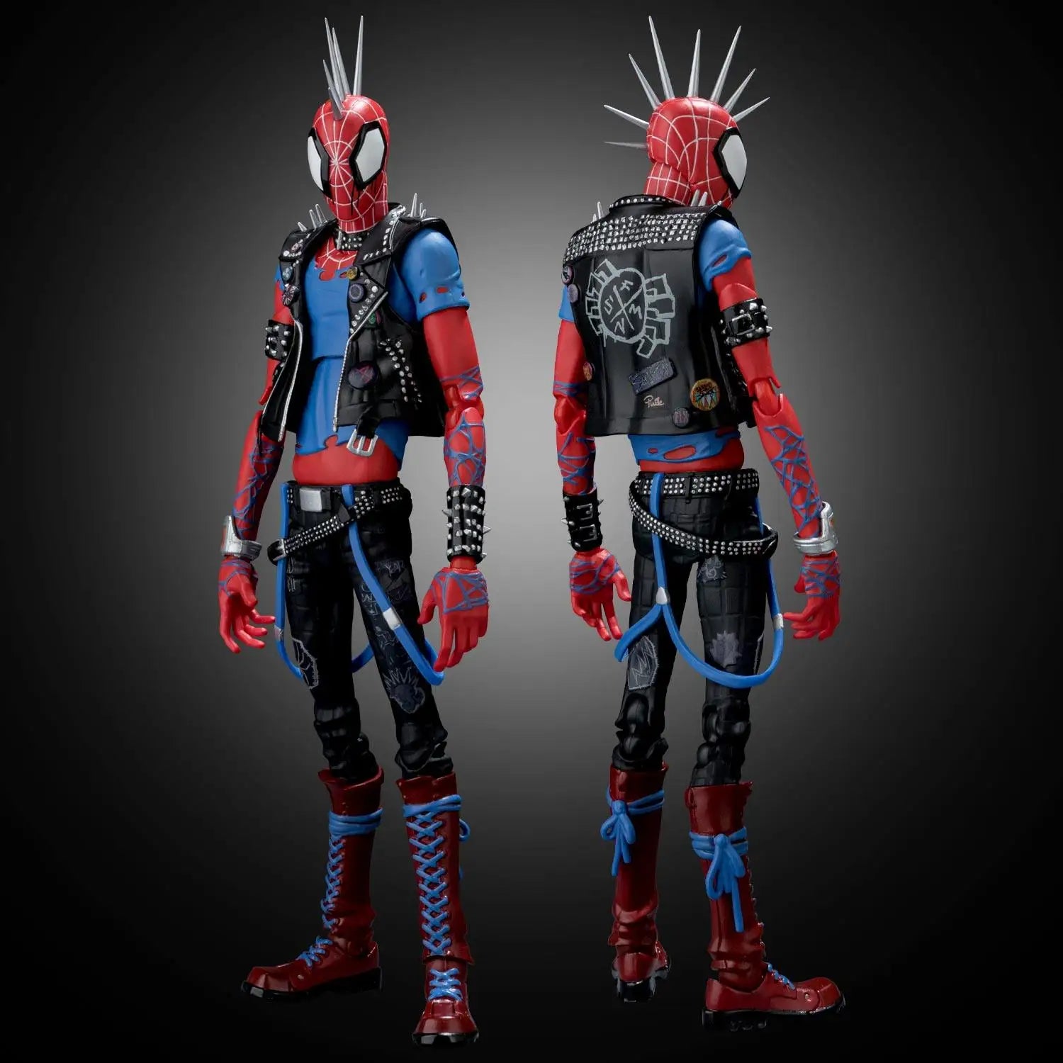In Stock Sentinel SV-Action SPIDER-PUNK Hobie Brown Spider-Man Movability Model Toys Spider-Man: Across the Spider-Verse